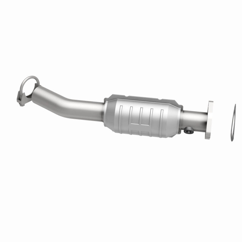 MagnaFlow direct-fit catalytic converter fits 2004-2005 Suzuki Forenza and 2005 Suzuki Reno, this and 2004-2005 Suzuki Forenza 2.0L stainless steel CARB compliant 557812
