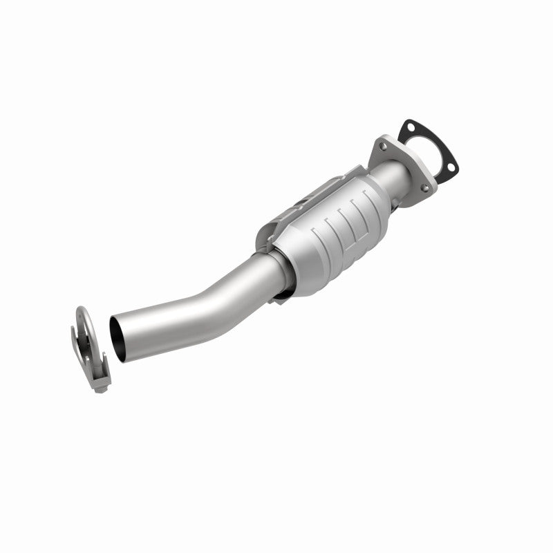 MagnaFlow direct-fit catalytic converter fits 2004-2005 Suzuki Forenza and 2005 Suzuki Reno, this and 2004-2005 Suzuki Forenza 2.0L stainless steel CARB compliant 557812