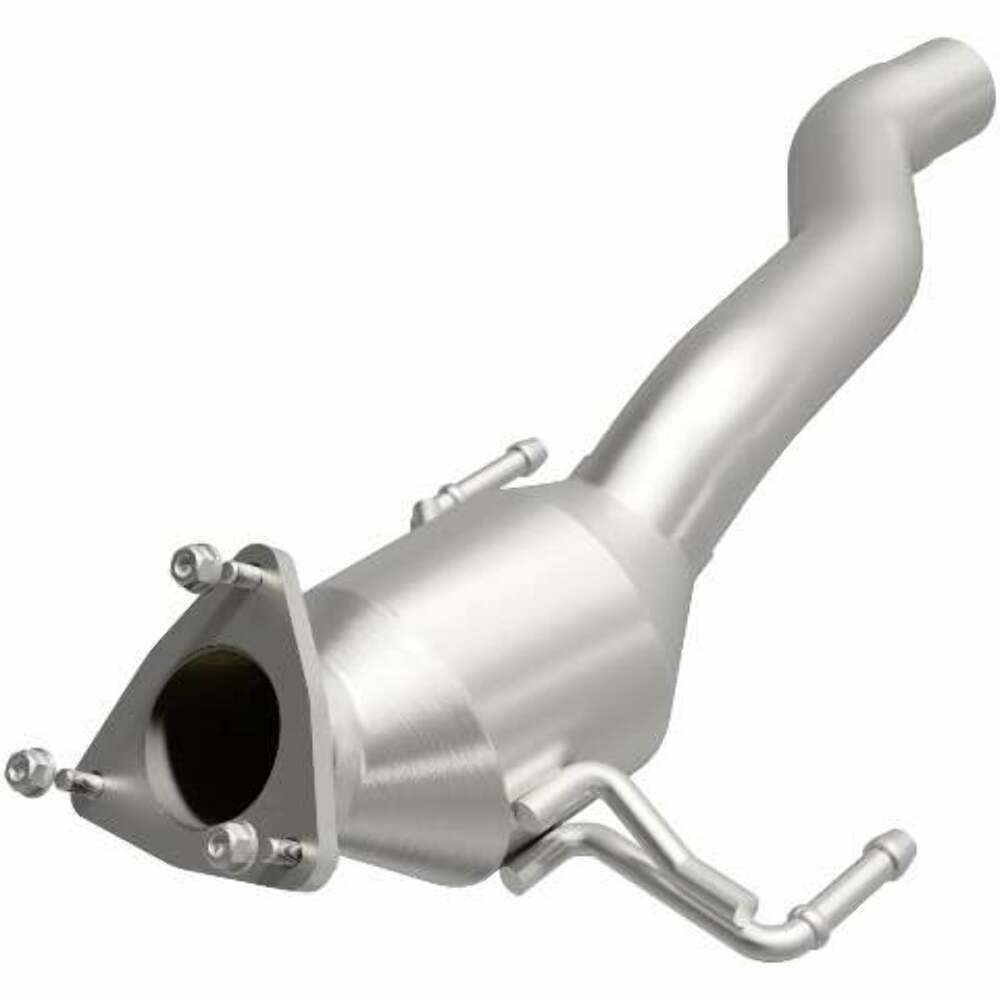 MagnaFlow direct-fit catalytic converter fits 2004-2006 Cayenne 4.5 inch inlet/outlet stainless steel CARB compliant 52373