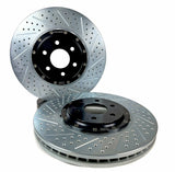 2004-2007 CTS EradiSpeed Plus Disc Brake Rotors Front 2301062 slotted