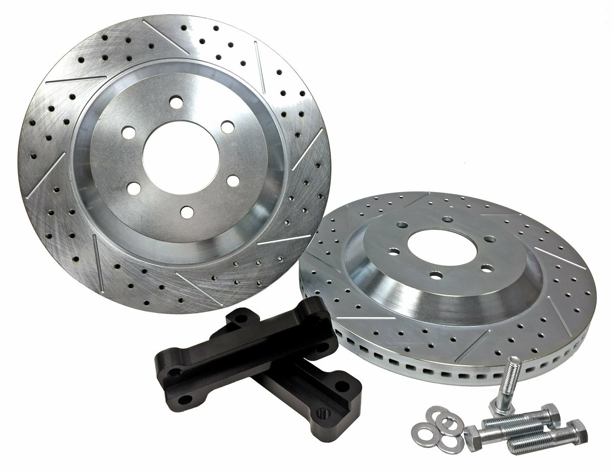 2004-2008 F-150 BIG Claw Disc Brake Rotors Front 2261030 slotted