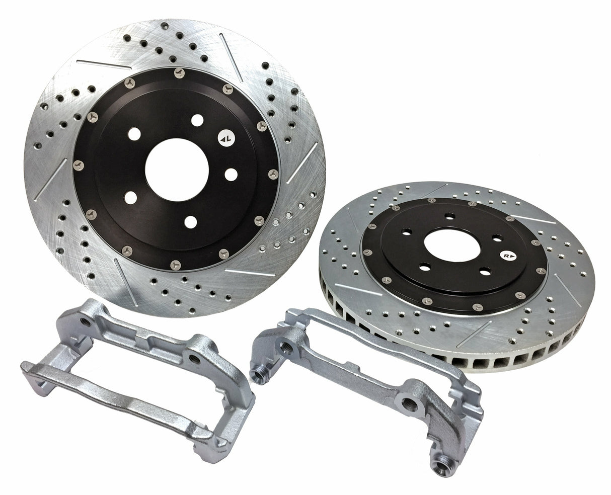 2004-2009 XLR EradiSpeed Plus Disc Brake Rotors Front 2301053 slotted