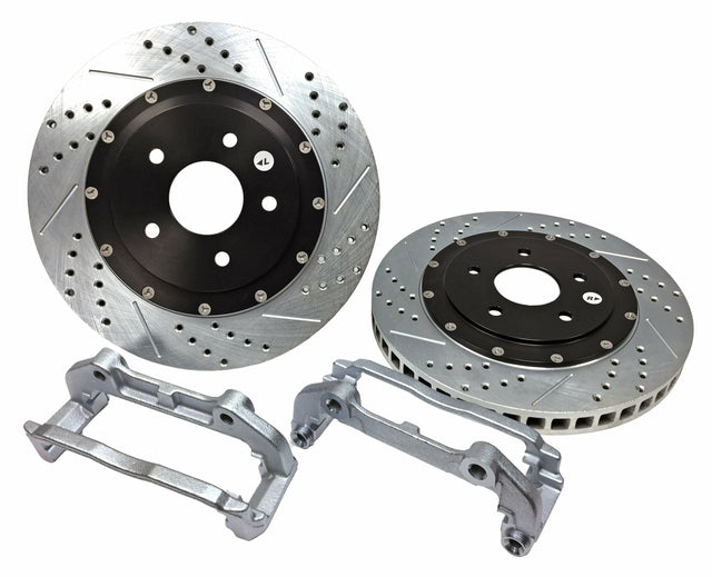 2004-2009 XLR EradiSpeed Plus Disc Brake Rotors Front 2301053 slotted