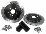 2004-2009 XLR EradiSpeed Plus Disc Brake Rotors Rear 2302021 slotted