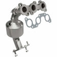 MagnaFlow direct-fit catalytic converter fits 2004-2006 Lexus ES330, 2004-2008 Toyota Solara, and more, this and 2004 Lexus ES330 3.3L stainless steel CARB compliant 5531398