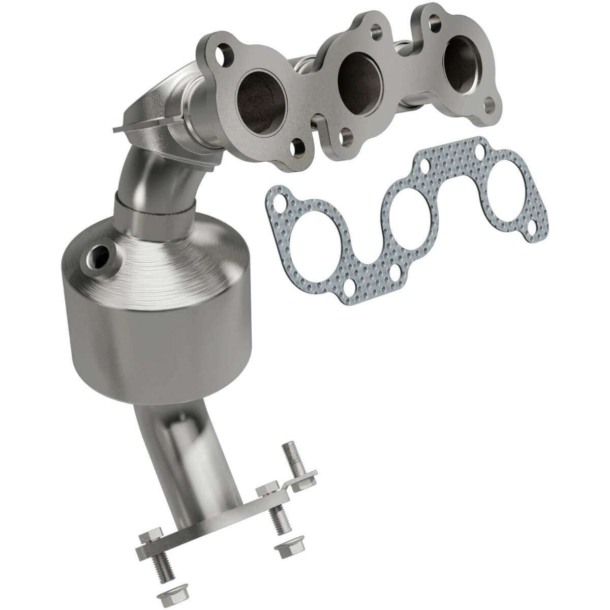 MagnaFlow direct-fit catalytic converter fits 2004-2006 Lexus ES330, 2004-2008 Toyota Solara, and more, this and 2004 Lexus ES330 3.3L stainless steel CARB compliant 5531398