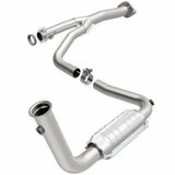 MagnaFlow direct-fit catalytic converter fits 2004 Liberty driver side frt driver side stainless steel CARB compliant 93382