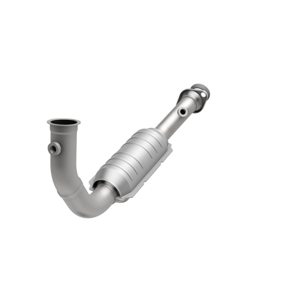 MagnaFlow direct-fit catalytic converter fits 2004 Liberty passenger side front passenger side stainless steel CARB compliant OBDII 49583