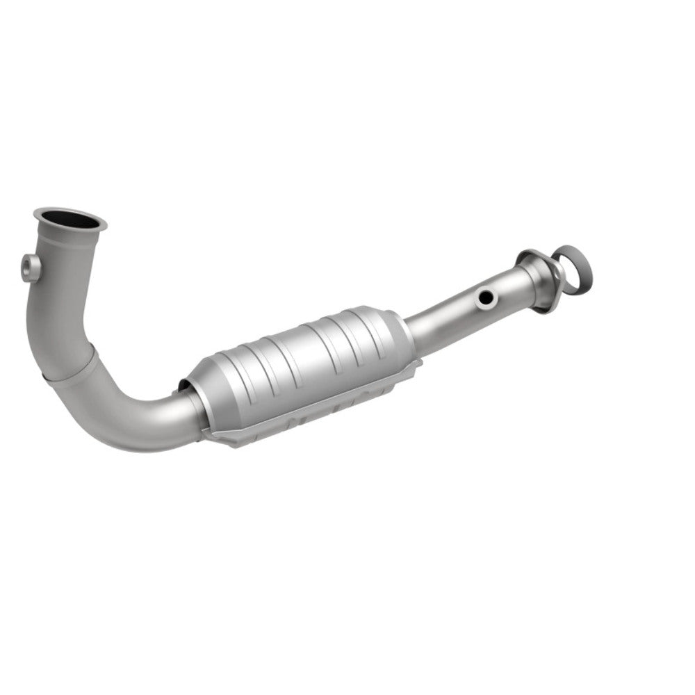 MagnaFlow direct-fit catalytic converter fits 2004 Liberty passenger side front passenger side stainless steel CARB compliant OBDII 49583