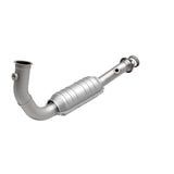 MagnaFlow direct-fit catalytic converter fits 2004 Liberty passenger side front passenger side stainless steel CARB compliant OBDII 49583