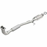 MagnaFlow direct-fit catalytic converter fits 2004 Mitsubishi Lancer 2.4L and 2004 Mitsubishi Lancer 2.4L L 2.4L stainless steel CARB compliant OBDII 52122