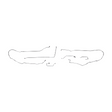 Intermediate Brake Line Kit for 2005-2006 Ford Escape AWABS ABS 2WD steel
