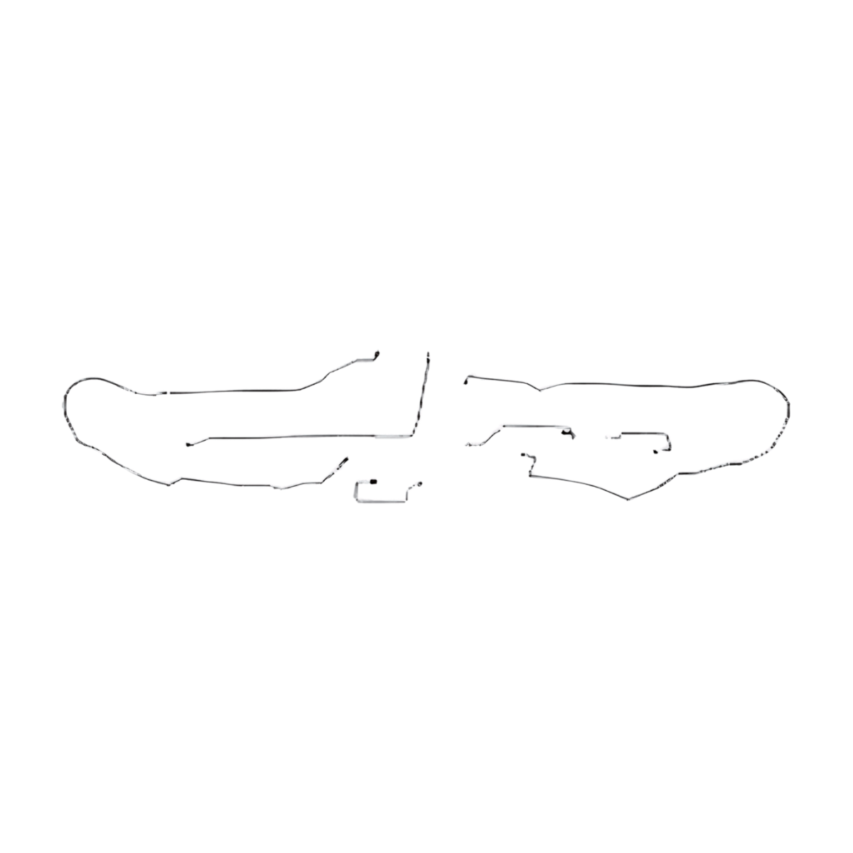 Intermediate Brake Line Kit for 2005-2006 Ford Escape AWABS ABS 2WD steel