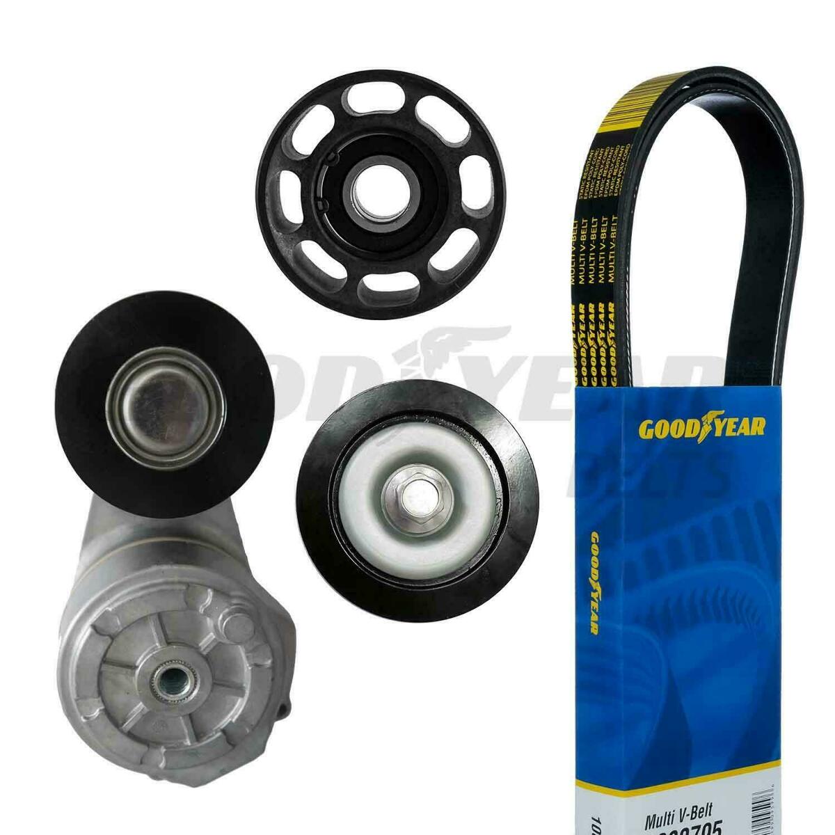 t 2005-06 Freightliner Century Class Serpentine Belt Drive Comp Kit -3267-GYB Good Year Belts