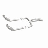 MagnaFlow direct-fit catalytic converter fits 2005-2006 Lincoln LS and 2005 Ford Thunderbird. Hardware is included to eliminate the hassle of working with corroded factory parts an