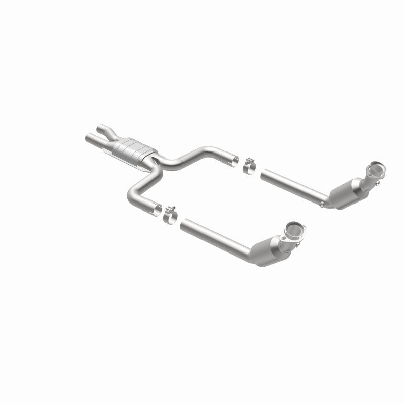 MagnaFlow direct-fit catalytic converter fits 2005-2006 Lincoln LS and 2005 Ford Thunderbird. Hardware is included to eliminate the hassle of working with corroded factory parts an