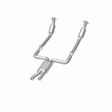 MagnaFlow direct-fit catalytic converter fits 2005-2006 Lincoln LS and 2005 Ford Thunderbird. Hardware is included to eliminate the hassle of working with corroded factory parts an