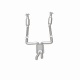 MagnaFlow direct-fit catalytic converter fits 2005-2006 Lincoln LS and 2005 Ford Thunderbird. Hardware is included to eliminate the hassle of working with corroded factory parts an