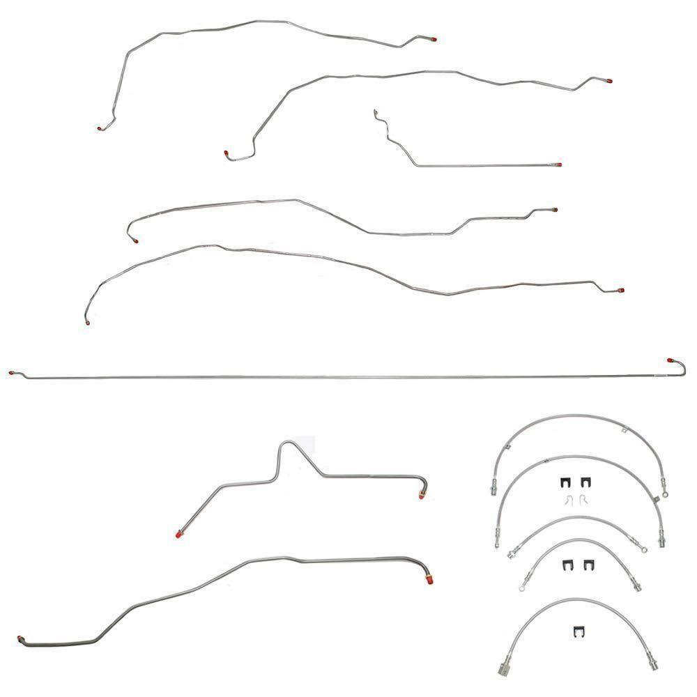 Brake Line for 2005-2007 Chevy Silverado 1500 Complete ABS 4WD short bed stainless steel