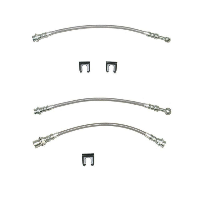 Brake Hose Kit for 2005-2007 Chevy Silverado 4WD stainless steel