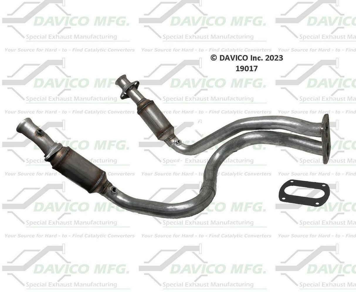 t 2005-2007 Ford F-250 Super Duty Catalytic Converter 19017 Davico Mfg