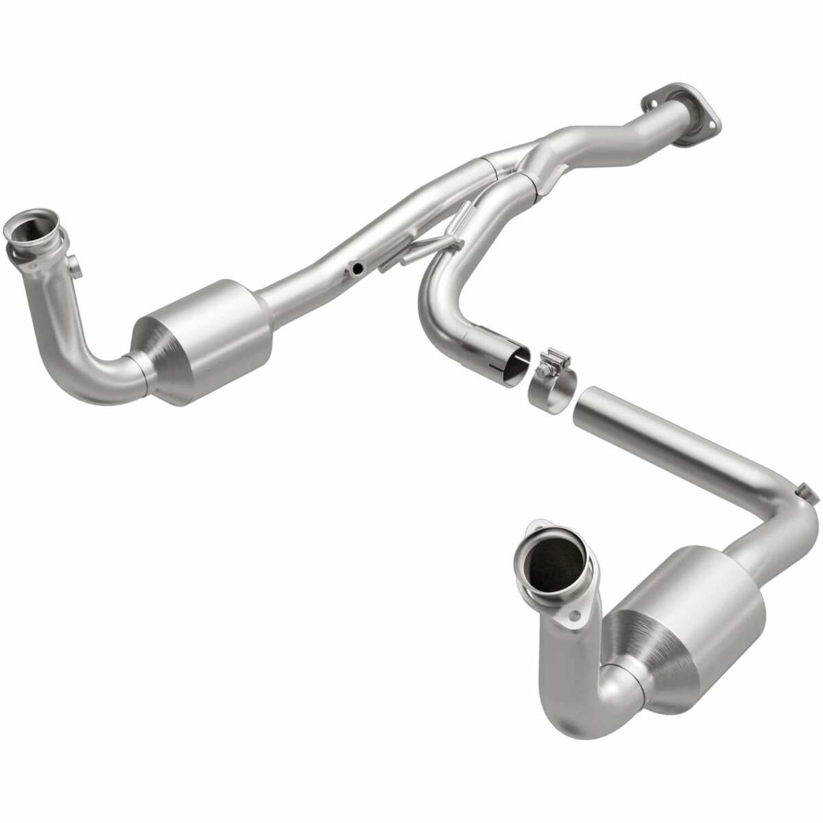 MagnaFlow direct-fit catalytic converter for 2005-2007 Jeep 3.7L stainless steel CARB compliant 5451186