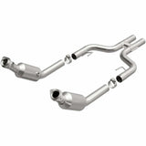 MagnaFlow direct-fit catalytic converter for 2005-2009 Ford Mustang 4.6L stainless steel CARB compliant 5461001