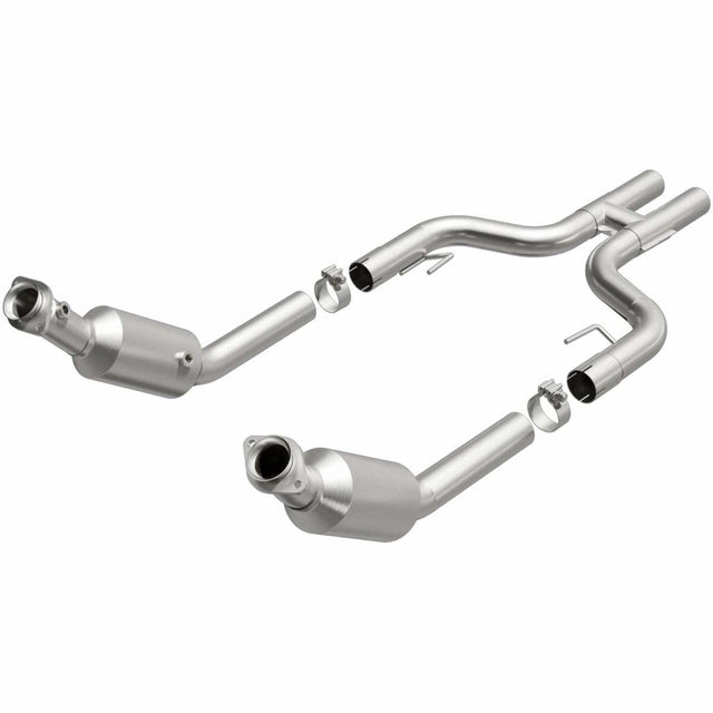 MagnaFlow direct-fit catalytic converter for 2005-2009 Ford Mustang 4.6L stainless steel CARB compliant 5461001