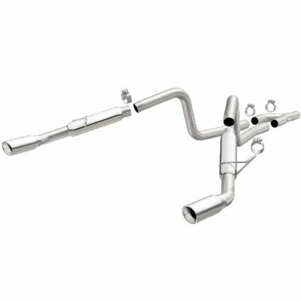 MagnaFlow cat-back exhaust system for 2005-2009 Ford Mustang stainless steel polished 16605