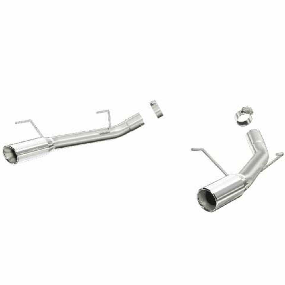 MagnaFlow axle-back exhaust system for 2005-2009 Ford Mustang stainless steel polished 16843