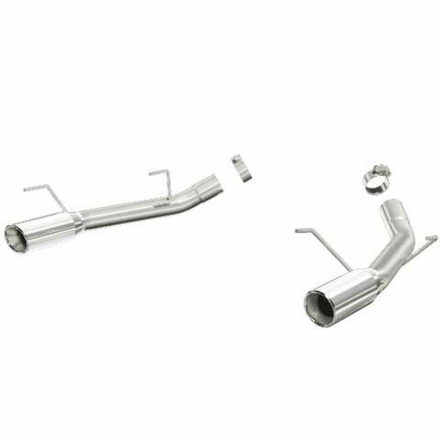 MagnaFlow axle-back exhaust system for 2005-2009 Ford Mustang stainless steel polished 16843