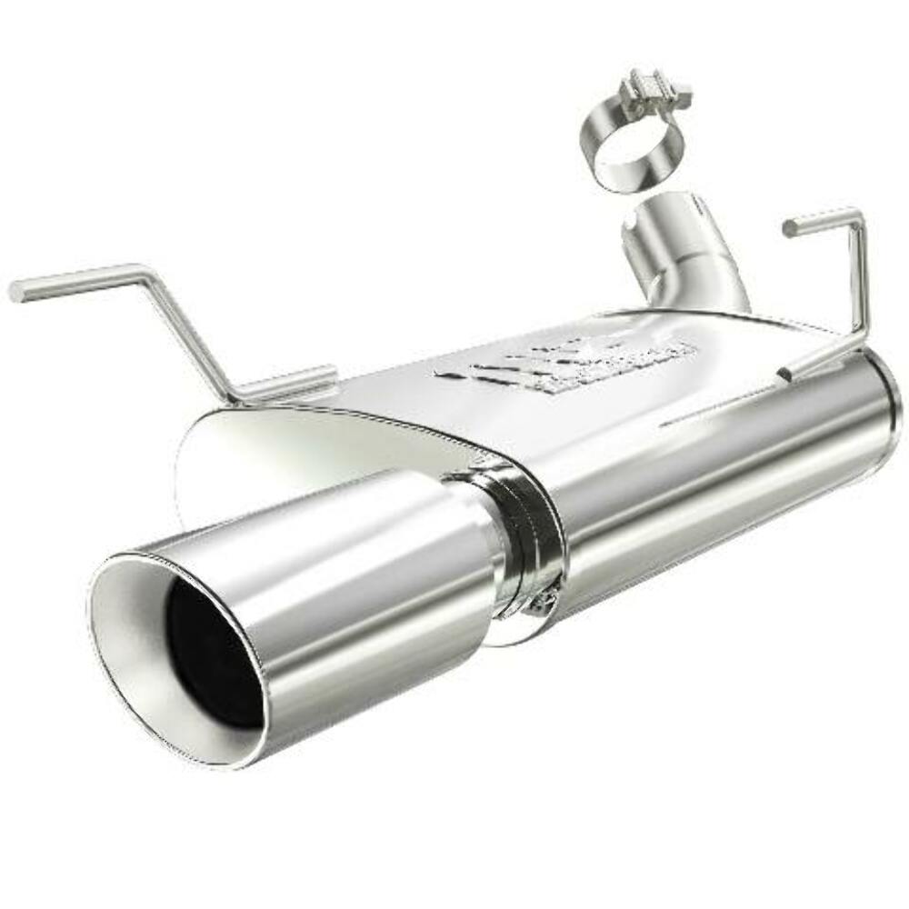 MagnaFlow axle-back exhaust system for 2005-2009 Ford Mustang stainless steel polished 15889
