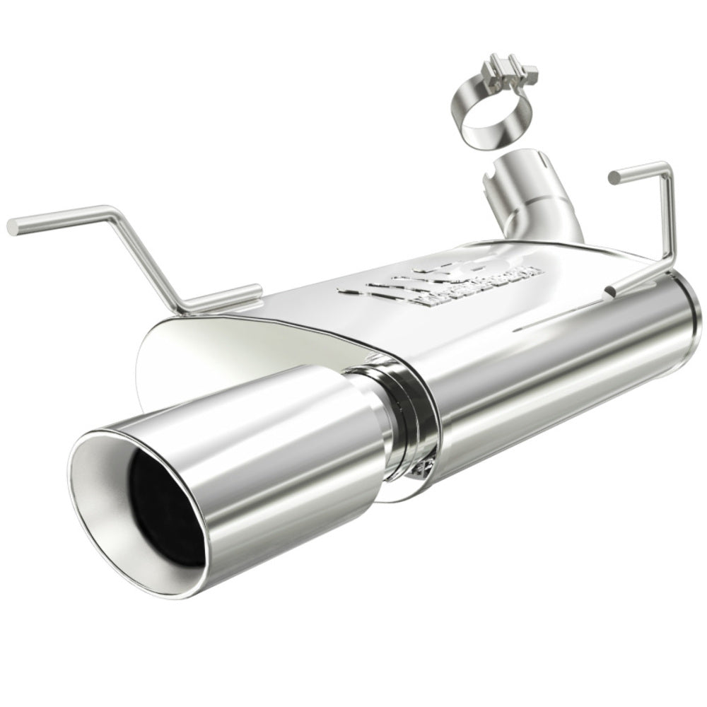 MagnaFlow axle-back exhaust system for 2005-2009 Ford Mustang stainless steel polished 15889