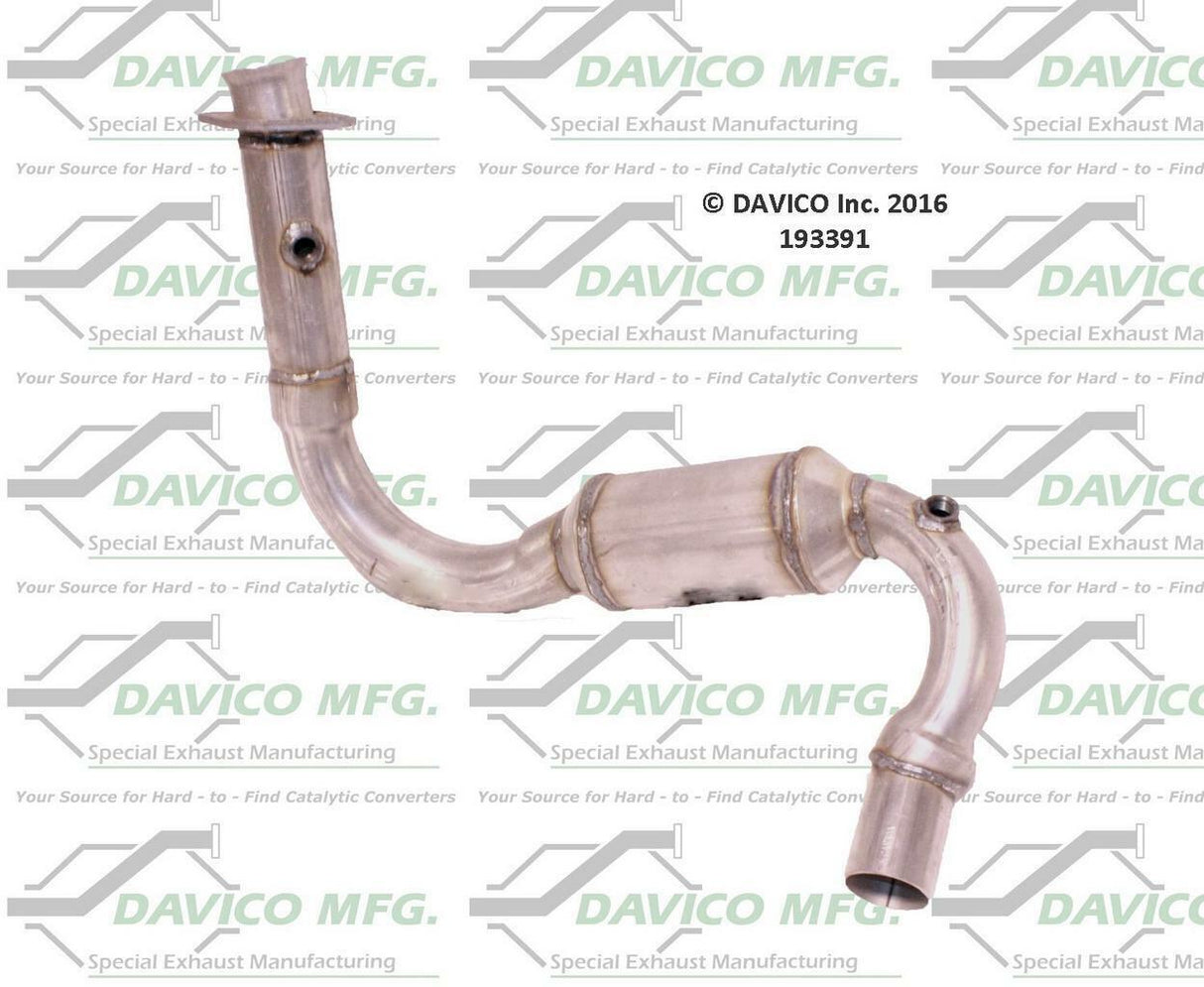 t 2005-2010 Jeep Grand Cherokee Catalytic Converter 193391 Davico Mfg