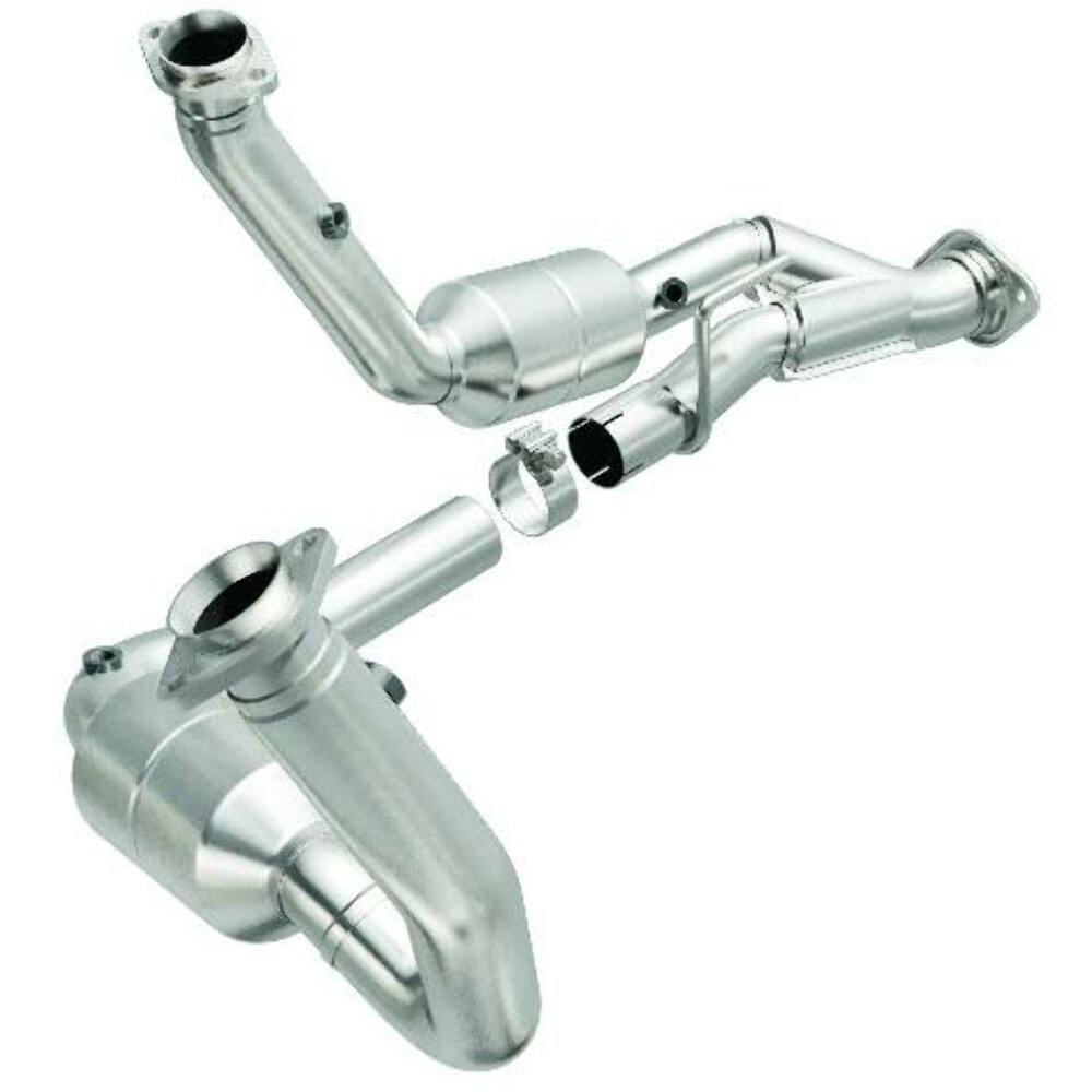 MagnaFlow direct-fit catalytic converter for 2005-2010 Jeep Grand Cherokee stainless steel CARB compliant OBDII 49709
