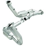 MagnaFlow direct-fit catalytic converter for 2005-2010 Jeep Grand Cherokee stainless steel CARB compliant OBDII 49709