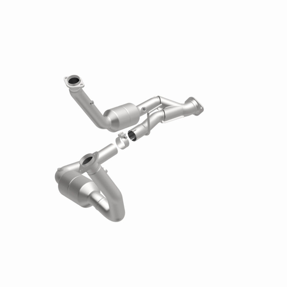 MagnaFlow direct-fit catalytic converter for 2005-2010 Jeep Grand Cherokee stainless steel CARB compliant OBDII 49709