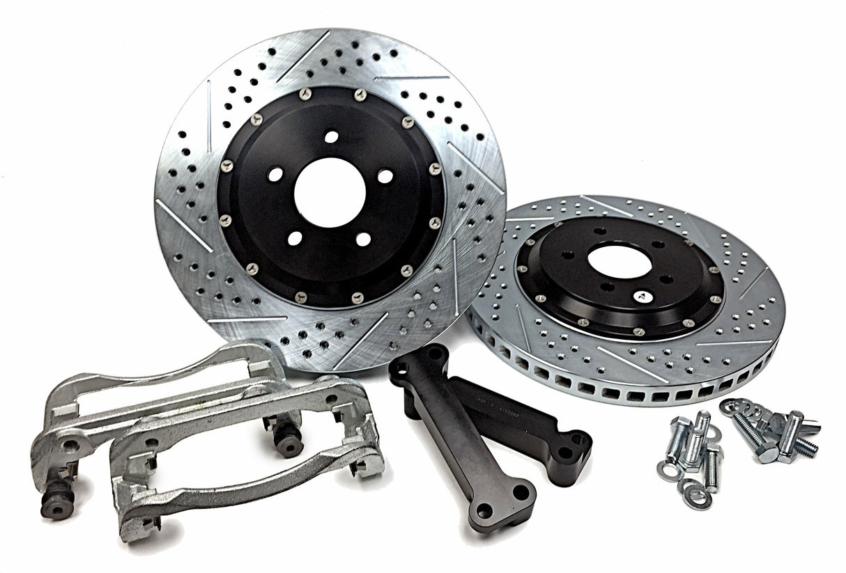 2005-2014 Mustang EradiSpeed Plus Disc Brake Rotors Front 2261026 slotted
