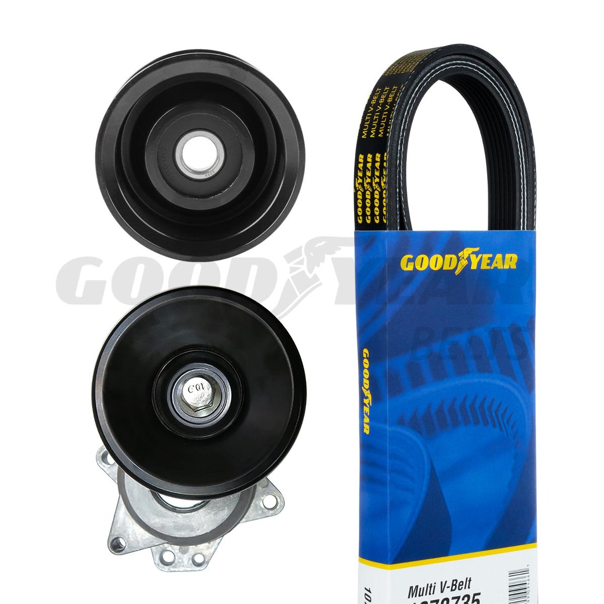 t 2005-2015 Nissan Armada Serpentine Belt Drive Component Kit Goodyear 3191 Good Year Belts