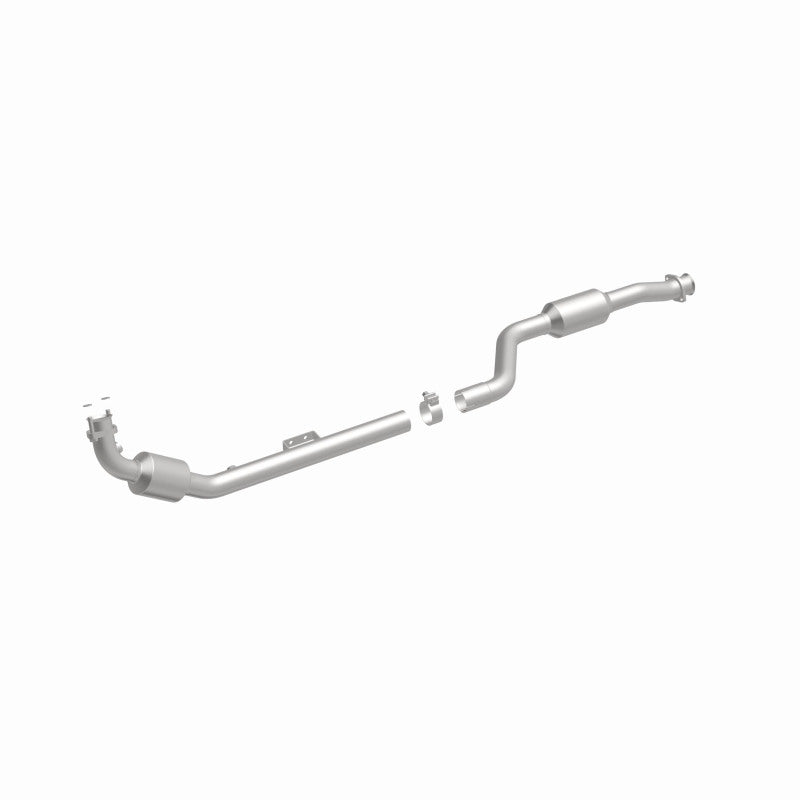 MagnaFlow direct-fit catalytic converter fits 2005 Mercedes-Benz E320 Base 3.2L and 2004-2005 Mercedes-Benz E500 Base 5.0L 3.2L stainless steel CARB compliant 5411642