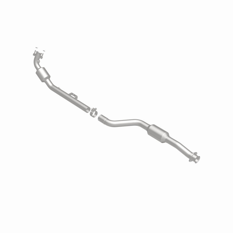 MagnaFlow direct-fit catalytic converter fits 2005 Mercedes-Benz E320 Base 3.2L and 2004-2005 Mercedes-Benz E500 Base 5.0L 3.2L stainless steel CARB compliant 5411642