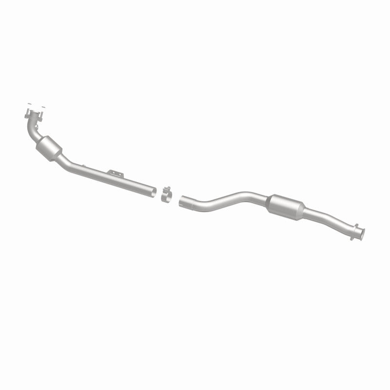 MagnaFlow direct-fit catalytic converter fits 2005 Mercedes-Benz E320 Base 3.2L and 2004-2005 Mercedes-Benz E500 Base 5.0L 3.2L stainless steel CARB compliant 5411642