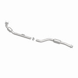 MagnaFlow direct-fit catalytic converter fits 2005 Mercedes-Benz E320 Base 3.2L and 2004-2005 Mercedes-Benz E500 Base 5.0L 3.2L stainless steel CARB compliant 5411642