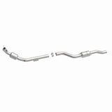 MagnaFlow direct-fit catalytic converter fits 2004-2005 2005 Mercedes-Benz E320 and Mercedes-Benz E500. Hardware is included to eliminate the hassle of working with corroded factor