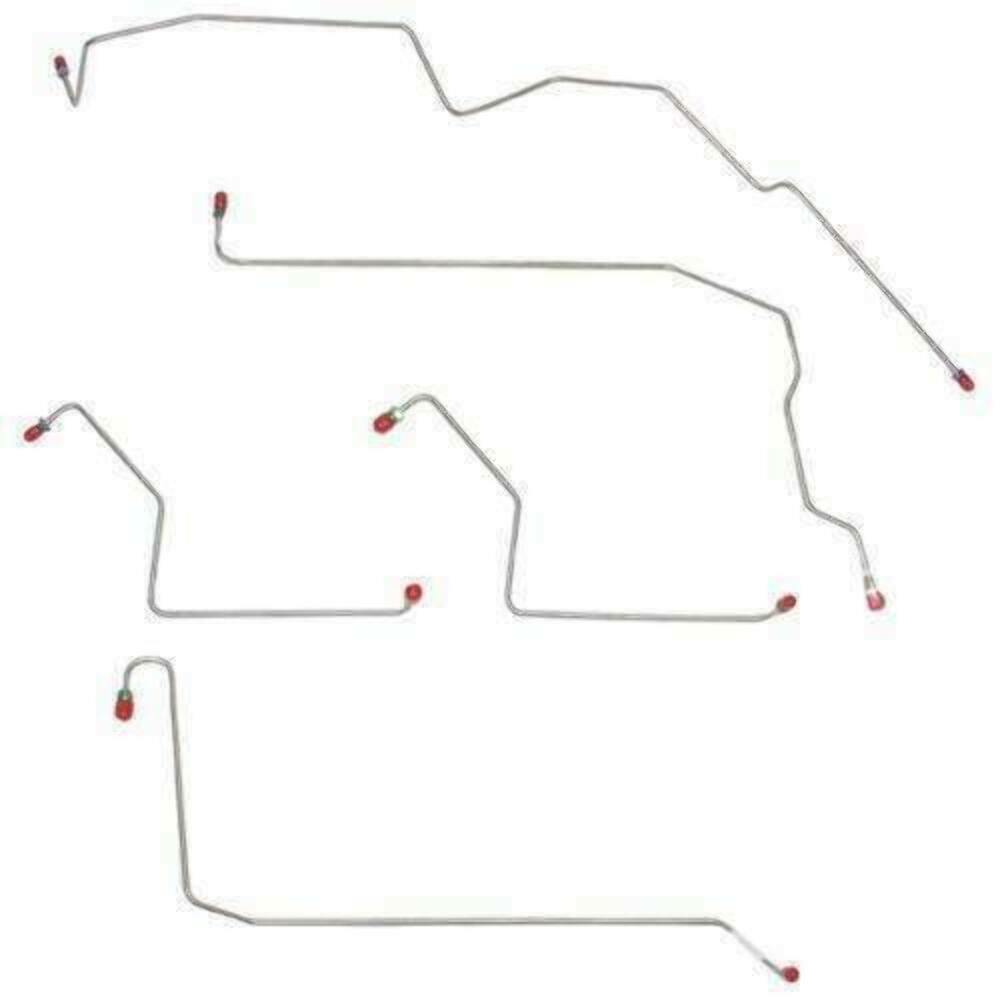 t 2006-08 Ford F-150 Front Brake Line Kit 2WD Stainless Steel TKT0442SS Fine Lines