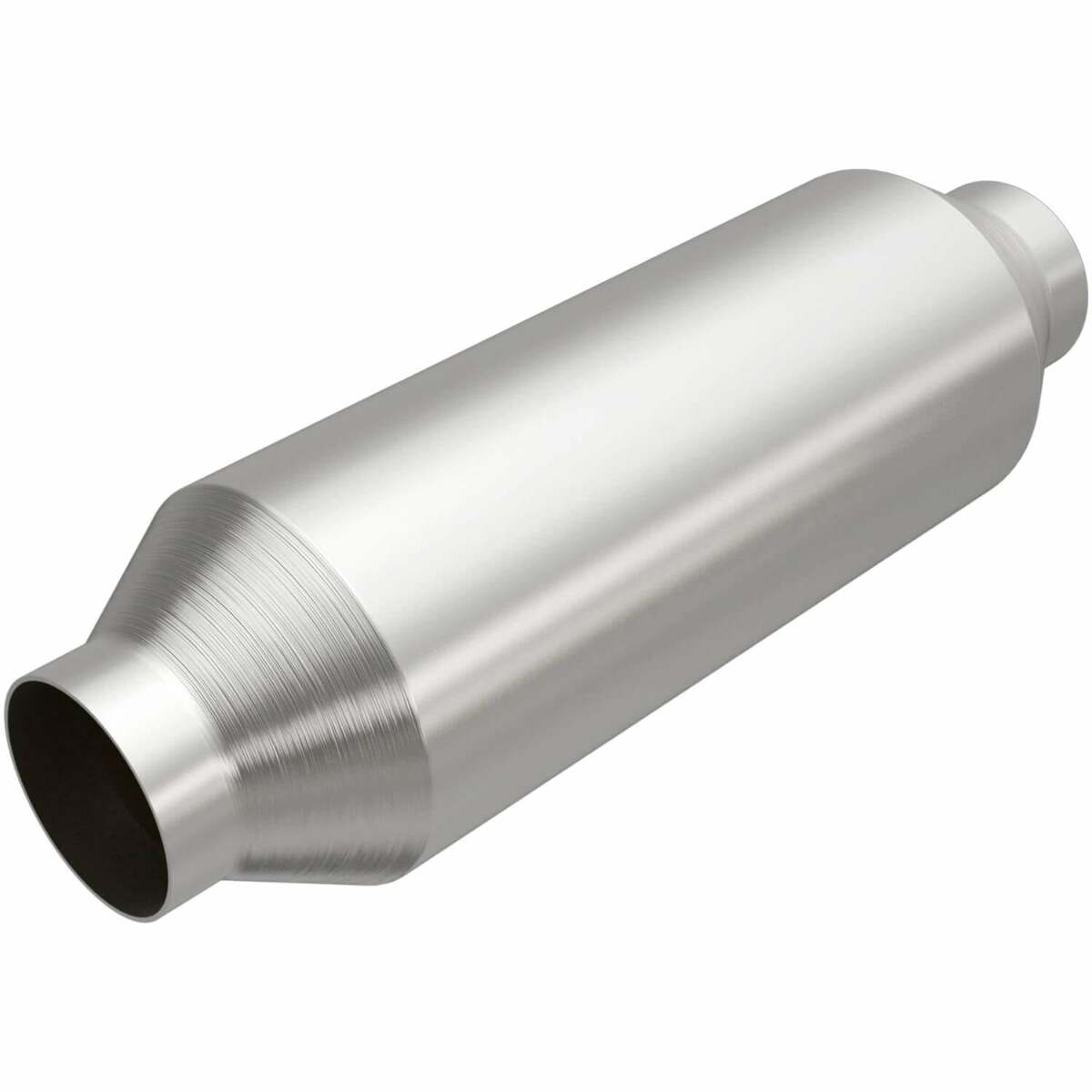 MagnaFlow universal catalytic converter 2.5 inch inlet/outlet stainless steel CARB compliant OBDII