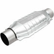 MagnaFlow universal catalytic converter 3 inch inlet/outlet stainless steel CARB compliant 5592309