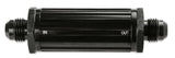 Mr. Gasket 6 AN male fuel filter 30 micron black BL carburetor aluminum