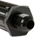 Mr. Gasket 6 AN male fuel filter 30 micron black BL carburetor aluminum