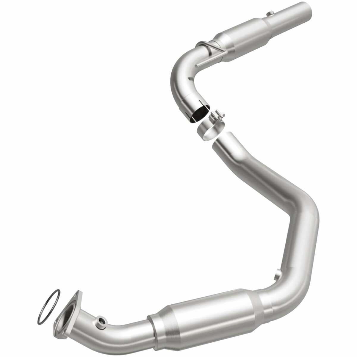 MagnaFlow direct-fit catalytic converter fits 2006 Chevrolet Express 3500, 2006 GMC Savana 3500, and additional vehicles and 2006 Chevrolet Express 2500 4.8L stainless steel CARB c